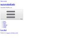Tablet Screenshot of mytownhall.info